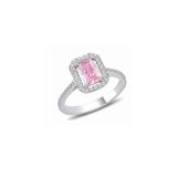 Söğütlü Silver SGTL10674PEMBE Gümüş Kadın Yüzük