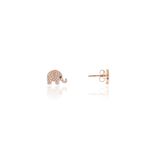 Söğütlü Silver SGTL10801 Rose Zirkon Taşlı Fil Gümüş Küpe