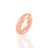 Söğütlü Silver SGTL10886 Rose Sade Sıkıştırmalı Kalın Kıkırdak Gümüş Küpe