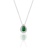 Söğütlü Silver SGTL11005YESIL Gümüş Kolye