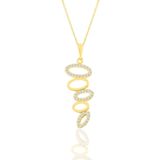 Söğütlü Silver SGTL11199GOLD Gümüş Kolye