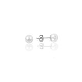 Söğütlü Silver SGTL11804 Gümüş 6 mm İnci Küpe