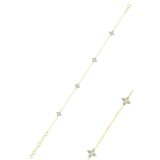 Söğütlü Silver SGTL12279GOLD Gümüş Bileklik
