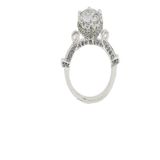 Söğütlü Silver SGTL2848 Kadın Swarovski Tek Taşlı Yüzük
