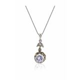 Söğütlü Silver SGTL3075 Zirkon Taşlı Otantik Kolye