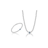 Söğütlü Silver SGTL3684 Dorica Nazarlı Kolye