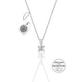 Söğütlü Silver SGTL4513 Swarovski Tek Taş Kadın Gümüş Kolye