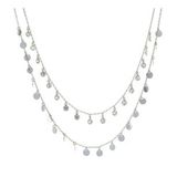 Söğütlü Silver SGTL6397 Zirkon Taşlı ve Pullu Kadın Kolye
