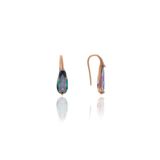 Söğütlü Silver SGTL8148 Mistik Topaz Taşlı Damla Kadın Küpe