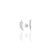 Söğütlü Silver SGTL9435 Yaprak Modeli Gümüş Küpe