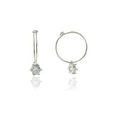Söğütlü Silver Zirkon Taşlı Küpe