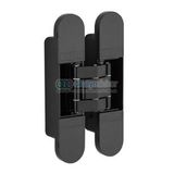 SOHO 3 D GİZLİ GÖMME AYARLI KAPI MENTEŞESİ MAT SİYAH 135 * 28 MM.