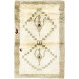 Soho Antiq Aksel Rustik Desenli El Dokuma Shaggy Halı 107X161 cm - Standart