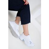 SOHO Beyaz-Mavi-Pudra Kadın Sneaker 20566