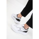 SOHO Beyaz-Siyah Kadın Sneaker 20414