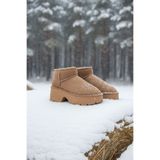 SOHO Camel Süet Kadın Bot & Bootie 21054