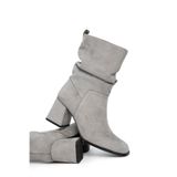 SOHO Gri Süet Kadın Bot & Bootie 21124