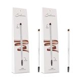 Soho N.y.c. Kaş-Kirpik Makyaj FIRÇASI-V710 2li Paket - 0-Siyah