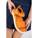 SOHO Orange Süet Kadın Sandalet 20696