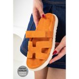 SOHO Orange Süet Kadın Terlik 20697