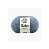 Soho Örgü İpi Derin Mavi%55 Super Kid Mohair%23 Organik Merino Yün%22 Polyester 25g 225m (75401)