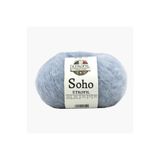 Soho Örgü İpi Dumanlı Mavi%55 Super Kid Mohair%23 Organik Merino Yün%22 Polyester 25g 225m (75403)