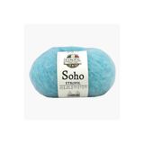 Soho Örgü İpi Gökyüzü Mavi%55 Super Kid Mohair%23 Organik Merino Yün%22 Polyester 25g 225m (75404)