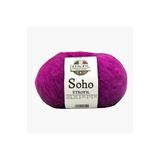 Soho Örgü İpi Kadife Moru%55 Super Kid Mohair%23 Organik Merino Yün%22 Polyester 25g 225m (76131)