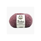Soho Örgü İpi Koyu Ahududu%55 Super Kid Mohair%23 Organik Merino Yün%22 Polyester 25g 225m (73409)