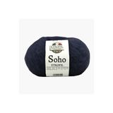 Soho Örgü İpi Lacivert%55 Super Kid Mohair%23 Organik Merino Yün%22 Polyester 25g 225m (75402)
