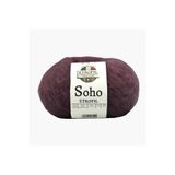 Soho Örgü İpi Mürdüm%55 Super Kid Mohair%23 Organik Merino Yün%22 Polyester 25g 225m (76132)