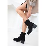 SOHO Siyah Süet Kadın Bot & Bootie 19834