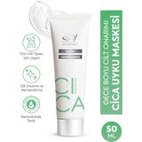 SOI Cosmetics Cica Gece Uyku Maskesi 50ml - Cilt Onarıcı ve Yoğun Nemlendirici Durulanmayan Maske