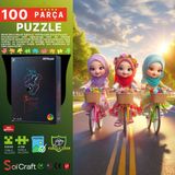Soi Craft 100 Parça Puzzle Sepet Dolusu Çiçek #7028