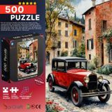 Soi Craft 500 Parça Puzzle Geçmişin Ayak İzleri Klasik Araba # 906 | Vintage Araba Teması, 2 cm Parça Boyutu, Kayıp Parça Desteği, Tüm Yaşlar İçin, Made in Türkiye