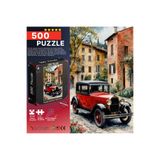Soi Craft 500 Parça Puzzle Geçmişin Ayak İzleri Klasik Araba # 906