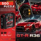 Soi Craft 500 Parça Puzzle GT-R R36 Adrenalin Deposu # 953 | Kayıp Parça Desteği, 2 cm Parça Ölçüsü, Türkiye'de Üretildi, Araba Temalı, Yetişkin ve Aile