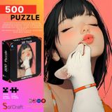 Soi Craft 500 Parça Puzzle Kalbimin Beyaz Köşesi #224 | Anime Kedi Temalı, 2 cm Parça Ölçüsü, Yetişkin ve Çocuk, Sanatsal Tasarım, Kutu Hediye Ambalaj