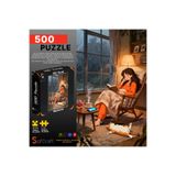 Soi Craft 500 Parça Puzzle Kedim, Çayım ve Ben #248