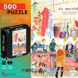 Soi Craft 500 Parça Puzzle Pazarın Renkleri #231 | 34x48 cm Tablo Ölçüsü, 2 cm Parça Boyutu, Renkli İllüstrasyon, Koleksiyonluk Tasarım