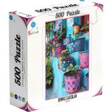 Soi Craft 500 Parça Puzzle Renkli Kova Saksılar