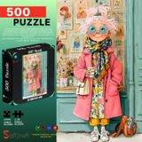 Soi Craft 500 Parça Puzzle Stil Sahibi Kahve Sanat #236 | Renkli Illüstrasyon, 2 cm Parça Ölçüsü, Aile Aktivitesi, Koleksiyonluk Tasarım, 3 Yaş ve Üzeri