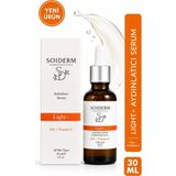 Soiderm Light+ C Vitamini ve Hyalüronik Asit Aydınlatıcı Nemlendirici Bakım Serumu 30 ml