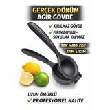 Soillium Döküm Paslanmaz Demir Sıkacak Universal Limon Sıkacağı Portakal Narenciye Sıkıcı Pratik Mutfak Aleti