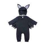 SOIMISS Kanatları Romper Cadılar Bayramı Yürümeye Başlayan Çocuk Cadılar Bayramı Hayalet Romper Yenidoğan Bebek Kıyafetleri Hoodies Romper Yarasa Yeni Doğan Sonbahar Mevsimi Tulum