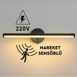 Sök-Tak Günışığı Yapışkanlı Sensörlü Elektrikli Led Aplik 38cm - 220V