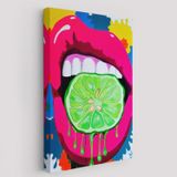 Sokak Sanatı Pop Art Dekoratif Kanvas Tablo, Duvar Dekoru 6127
