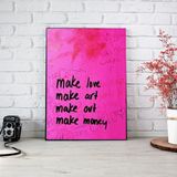 Sokak Sanatları Tasarım Genç Odası Salon Mutfak Mekan Poster/Modern Duvar Dekor Poster/Salon Genç Odası Yatak Odası Mutfak Poster 30x42 Çerçevesiz Yüksek Kalite Kuşe Parlak Basım