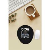 Sokakların Kralı Pug Desenli Bilek Destekli Mouse Pad - Renkli