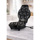Sokany Waffle Makinesi Yapışmaz Plakalı Dikey Saklanabilir Kompakt Tasarım SK-08104 - Siyah - Gri